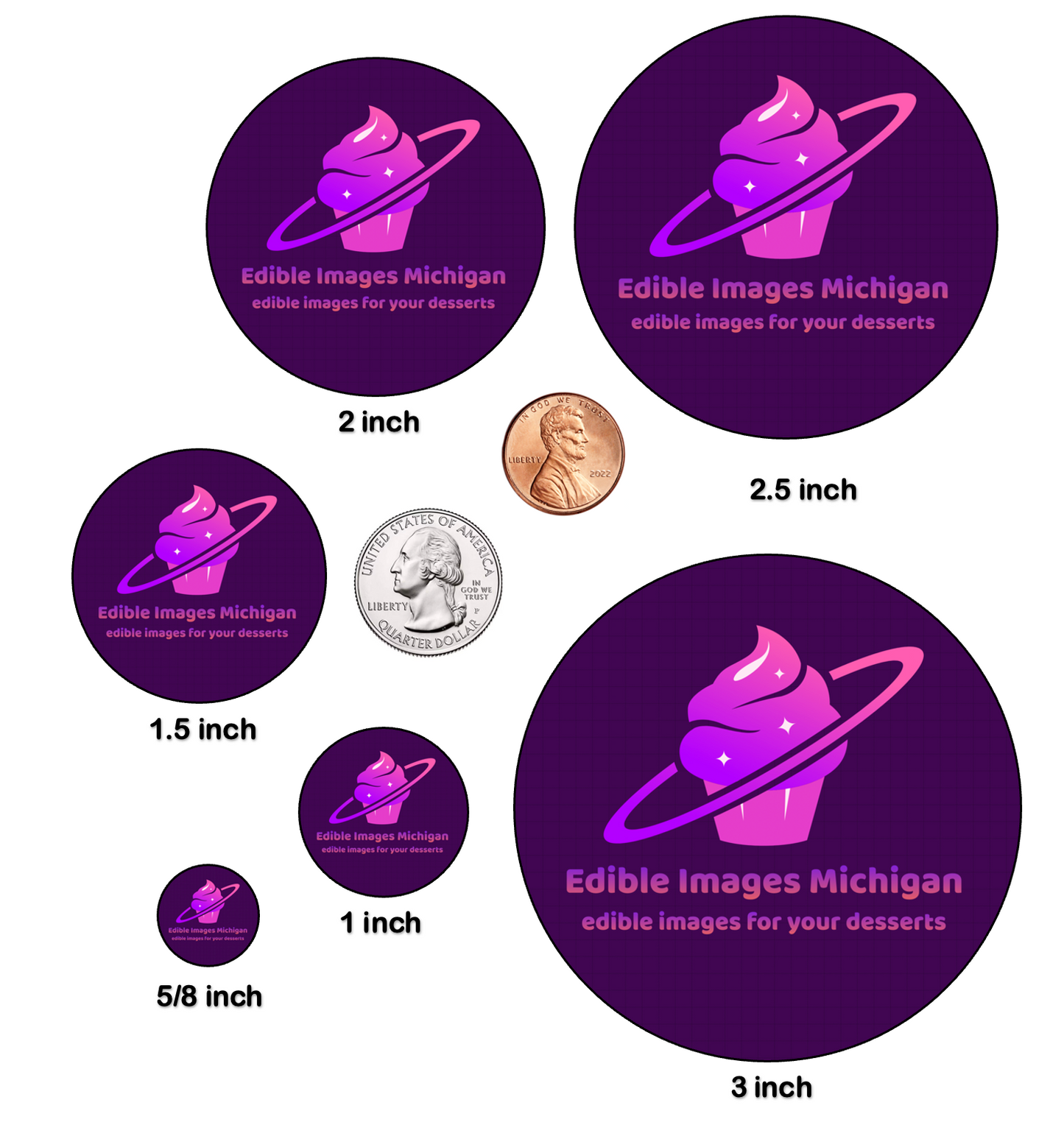 Set of 12 "Jordan Basketball" pre cut edible image discs for desserts, drink toppers, choose your size