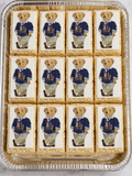 Set of 12 Polo Bear RECTANGLES edible image for desserts, cakes, many sizes available