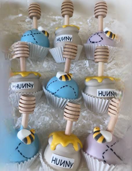 edible images for desserts, pre cut, HUNNY winnie the pooh set of 12, many sizes available