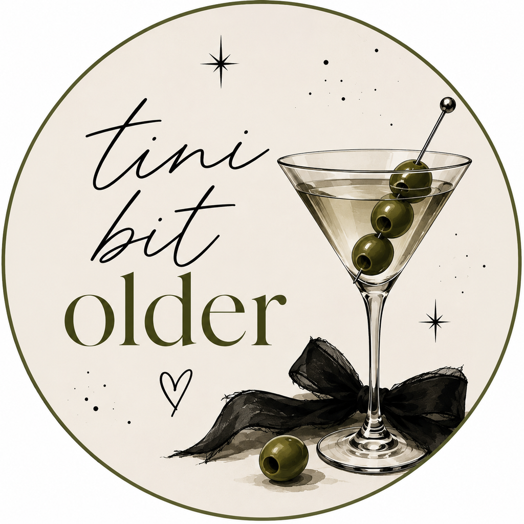 edible image for cakes, pre cut, Tini bit Older Birthday circle cake topper, many sizes available