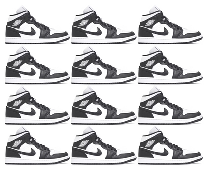 set of 24 edible nike sneaker images- 2.5 inch Width X 1.4 inch Height each, see description