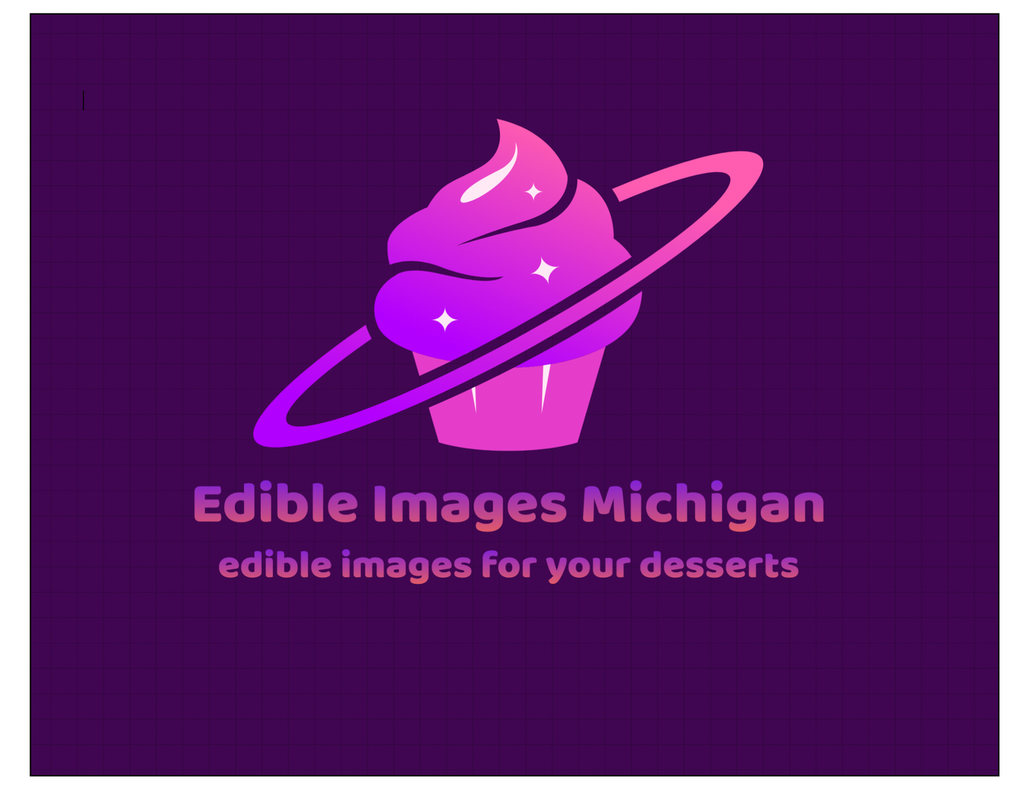 CUSTOM RECTANGULAR EDIBLE IMAGE SIZE 8X10