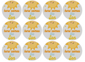 Set of 12 "Here Comes the Son, Baby Shower" pre cut edible image discs for desserts, drink toppers, choose your size