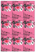 Set of 12 "Mean Girls Burn Book" pre cut rectangle edible images for Rice Krispies, cookies, choose your size