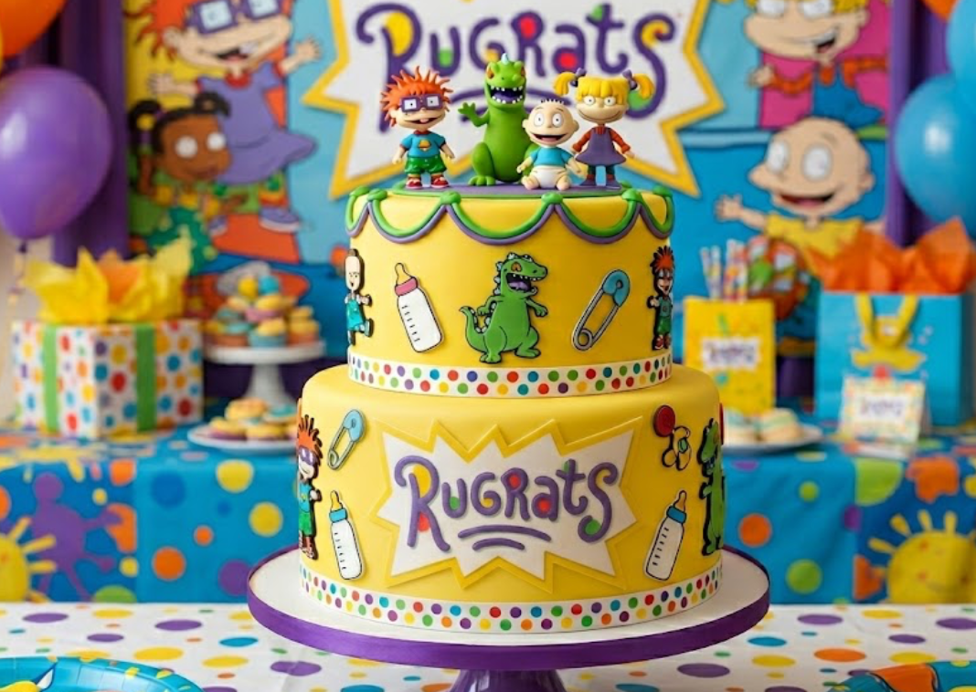 One Single Rugrats Logo edible image for cakes, pre cut, many sizes available