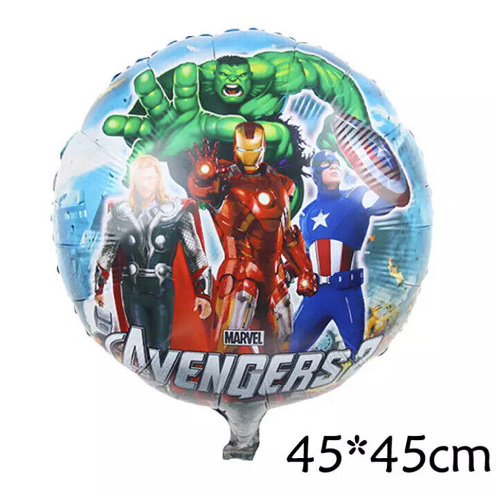 Avengers Super Heroes Large Mylar Foil Balloon 18” Round super hero