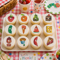 Set of 12 The Very Hungry Caterpillar edible images rounds for desserts, pre cut, many sizes available