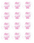 Set of 12 "Once Upon a Time" pre cut edible image discs for desserts, choose your size