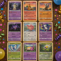 Set of 9 Edible Pokemon Cards Wafer Images for desserts, PRE CUT, choose your size