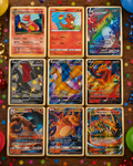 Set of 9 Edible Pokemon Cards Wafer Images for desserts, PRE CUT, choose your size