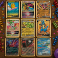 Set of 9 Edible Pokemon Cards Wafer Images for desserts, PRE CUT, choose your size
