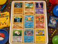 Set of 9 Edible Pokemon Cards Wafer Images for desserts, PRE CUT, choose your size