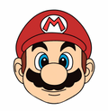 edible image for desserts, pre cut, Mario Head, cake topper, many sizes available