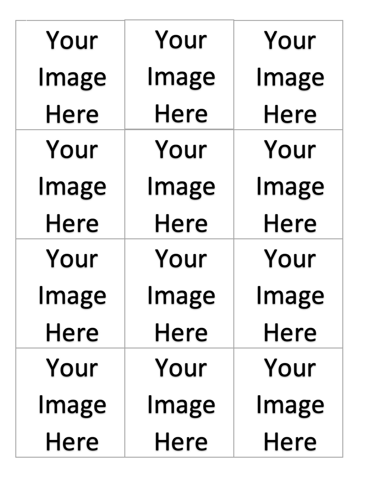 Set of 12 square edible images for desserts, pre cut, many sizes available- ONE IMAGE ON ALL TOPPERS