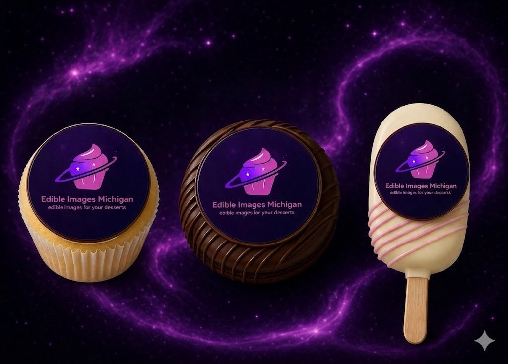 1.5 inch circle edible image round