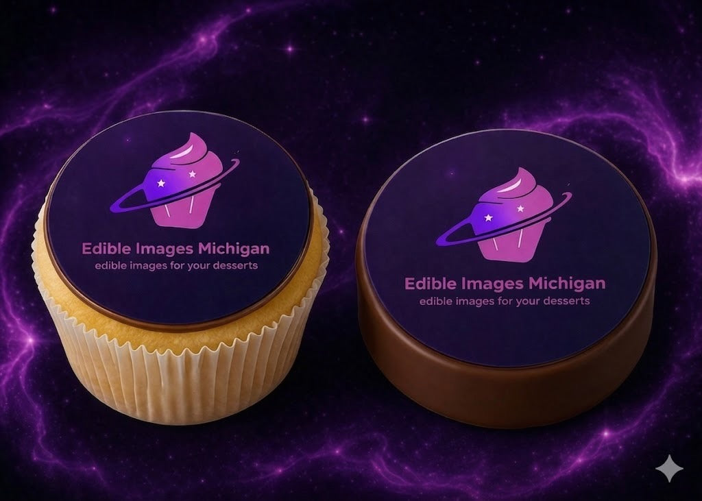 2 inch circle edible image round